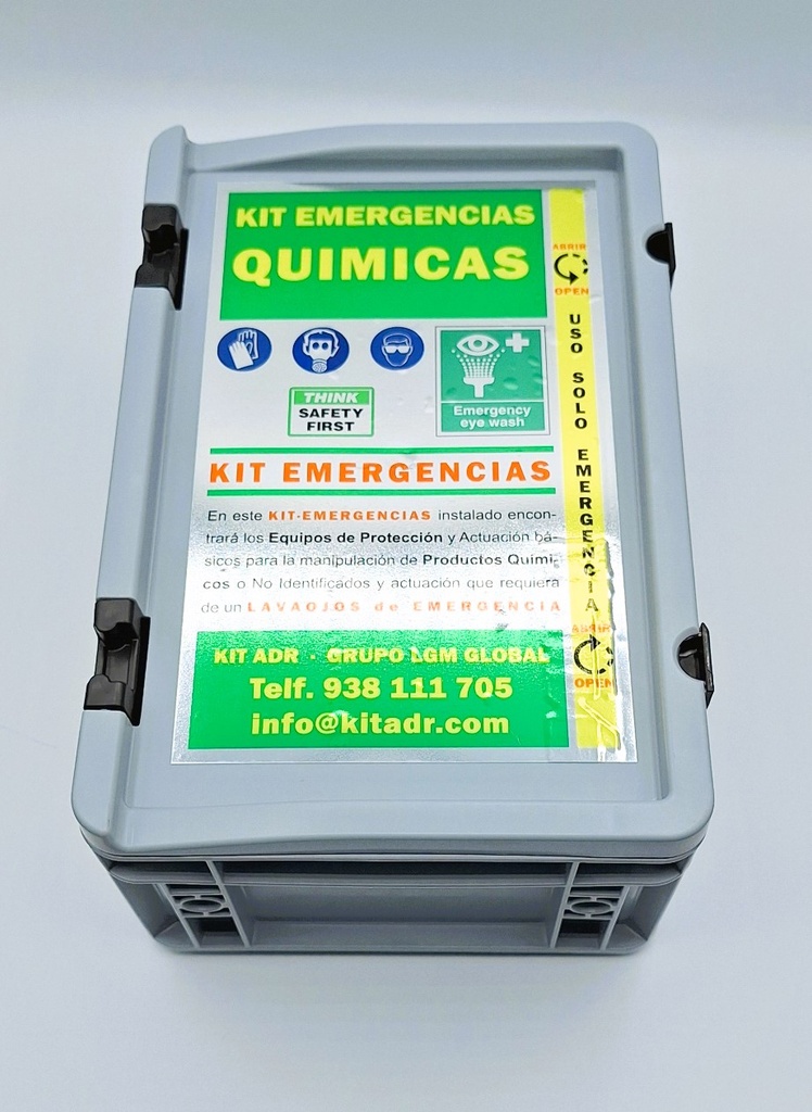 KIT EMERGENCIAS QUIMICAS INSTALACIONES