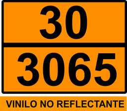 [400x300 3065 33] PANEL NARANJA 400X300 NO REFLECTANTE TEXTO: 30 / 3065