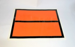 [PN001 SIN NUMERO] PANEL NARANJA 400X300 NO REFLECTANTE (SIN TEXTO) Pack 10 Uds (copia)