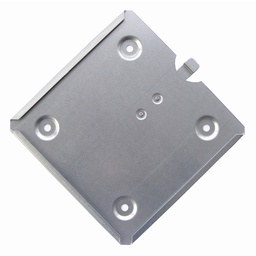 [92250] Portacartel 250x25 mm Acero Inoxidable con Gancho para panel de 1 mm