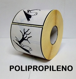 [MEDIOAM_100X100_PP] CLASE CONTAMINANTE MEDIOAMBIENTE 100X100 MM - POLIPROPILENO PLÁSTICO